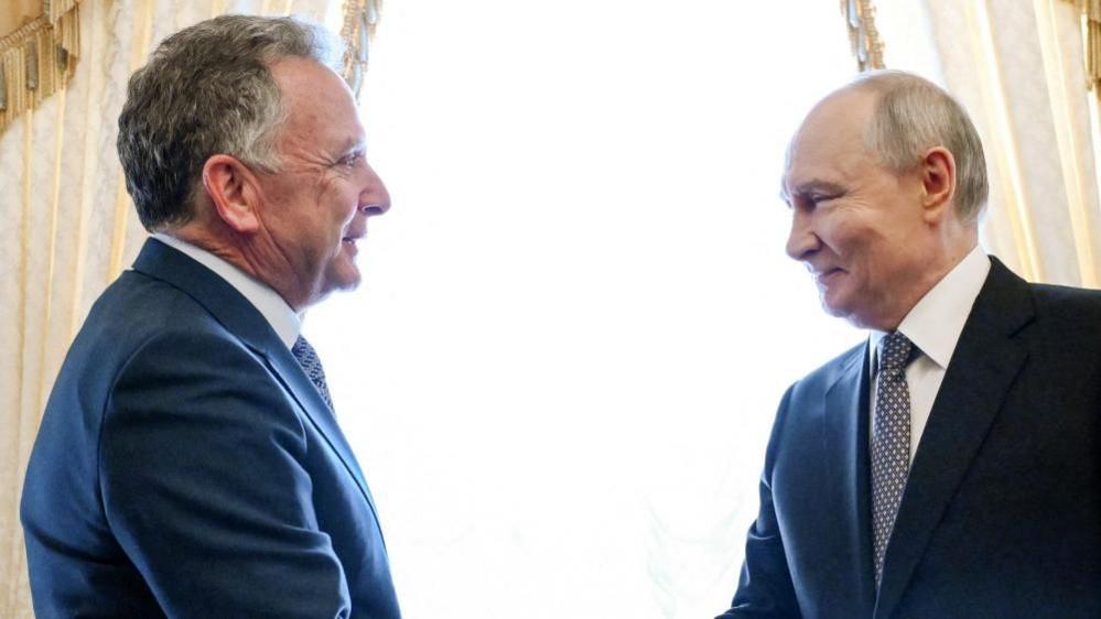 Steve Witkoff meets Vladimir Putin in St. Petersburg