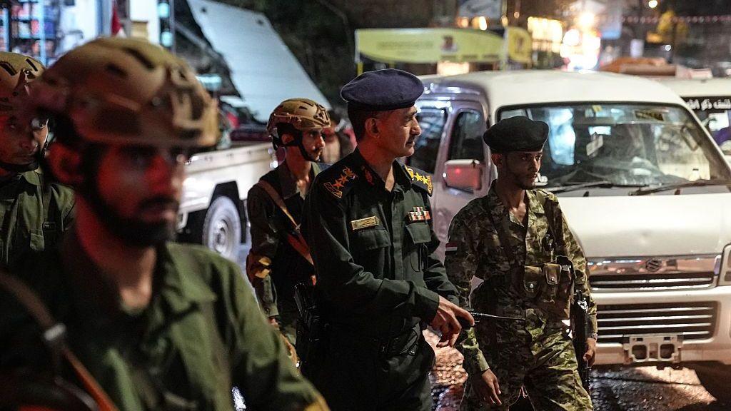 Yemen security forces training camp