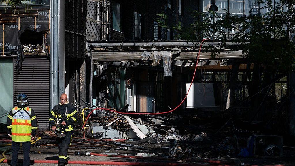 Fires Ignite Amid Nationwide French School Protests
