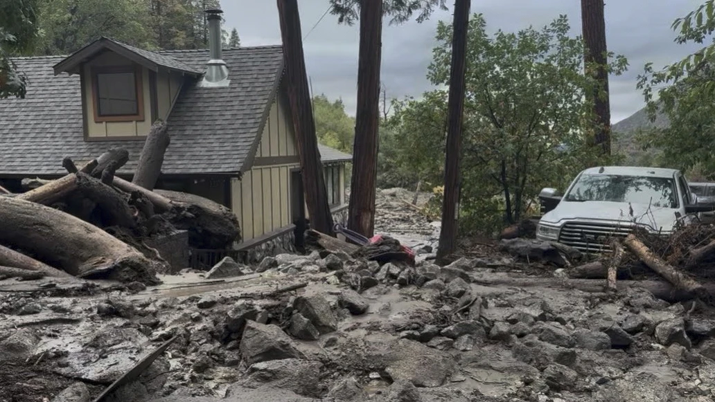 Heavy Rains Cause Mudslides in Southern California Communities