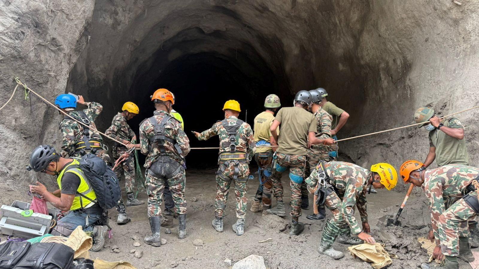 Rescuers Blast Hillside in Quest to Reach 600+ Trapped Hydropower Workers