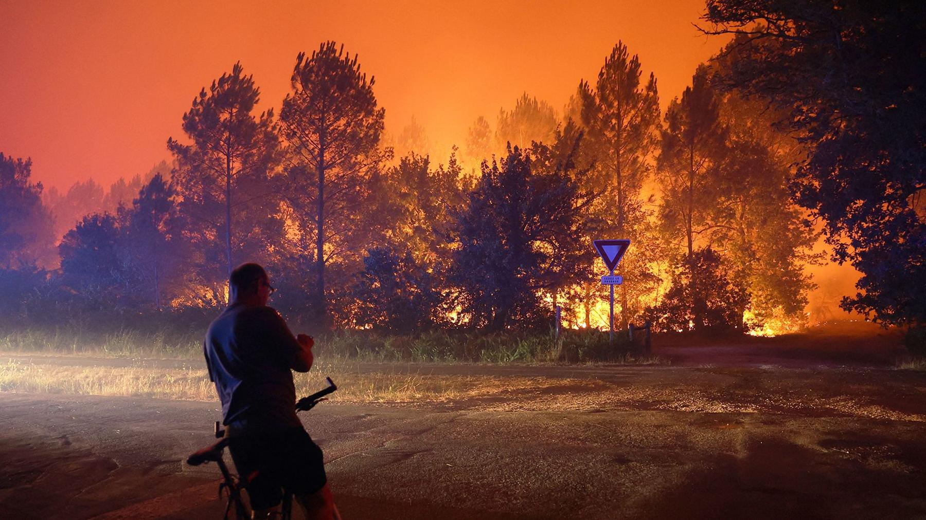 12,000 Evacuated as France Grapples with Devastating Wildfires