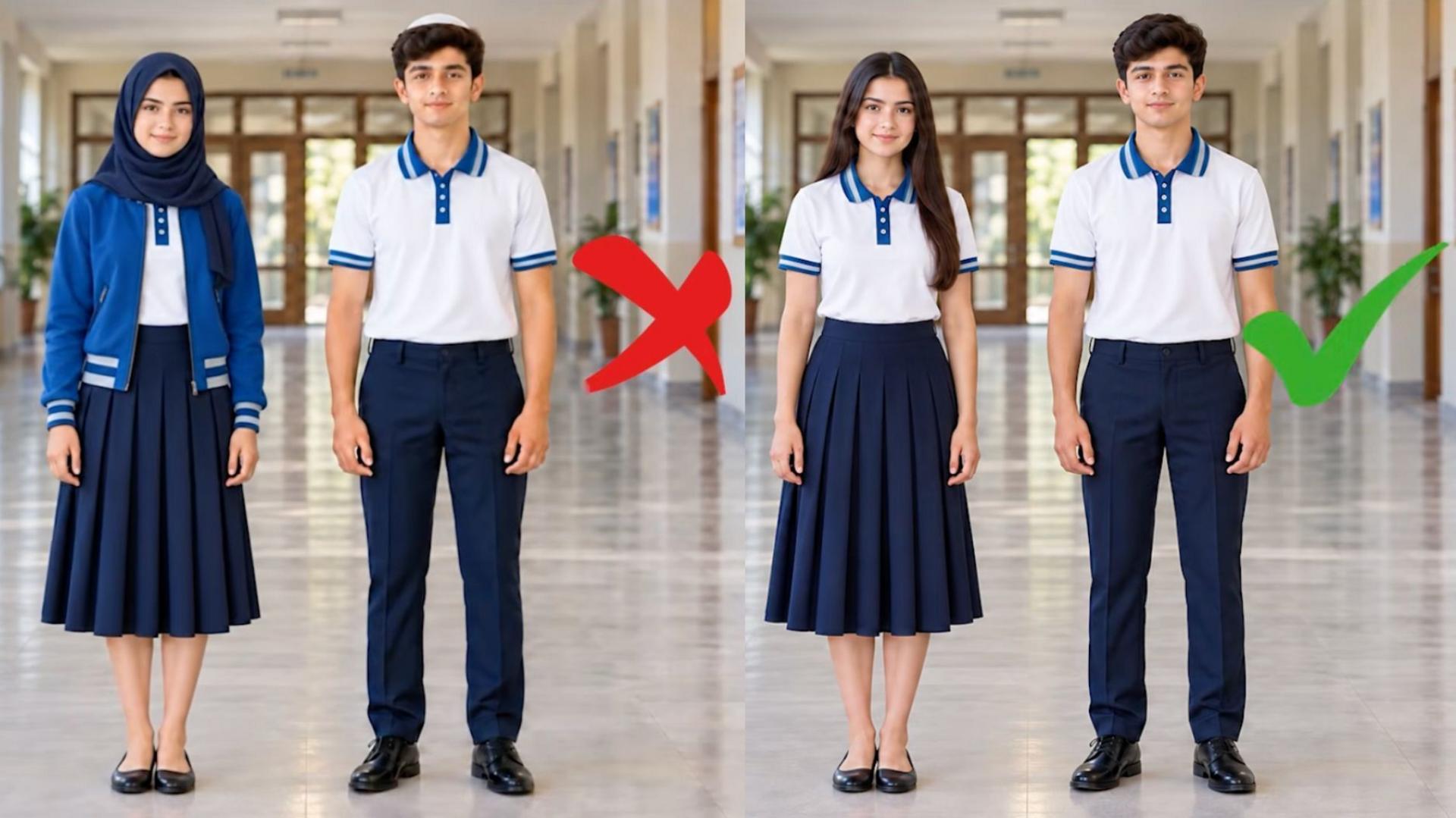 Example of an approved uniform