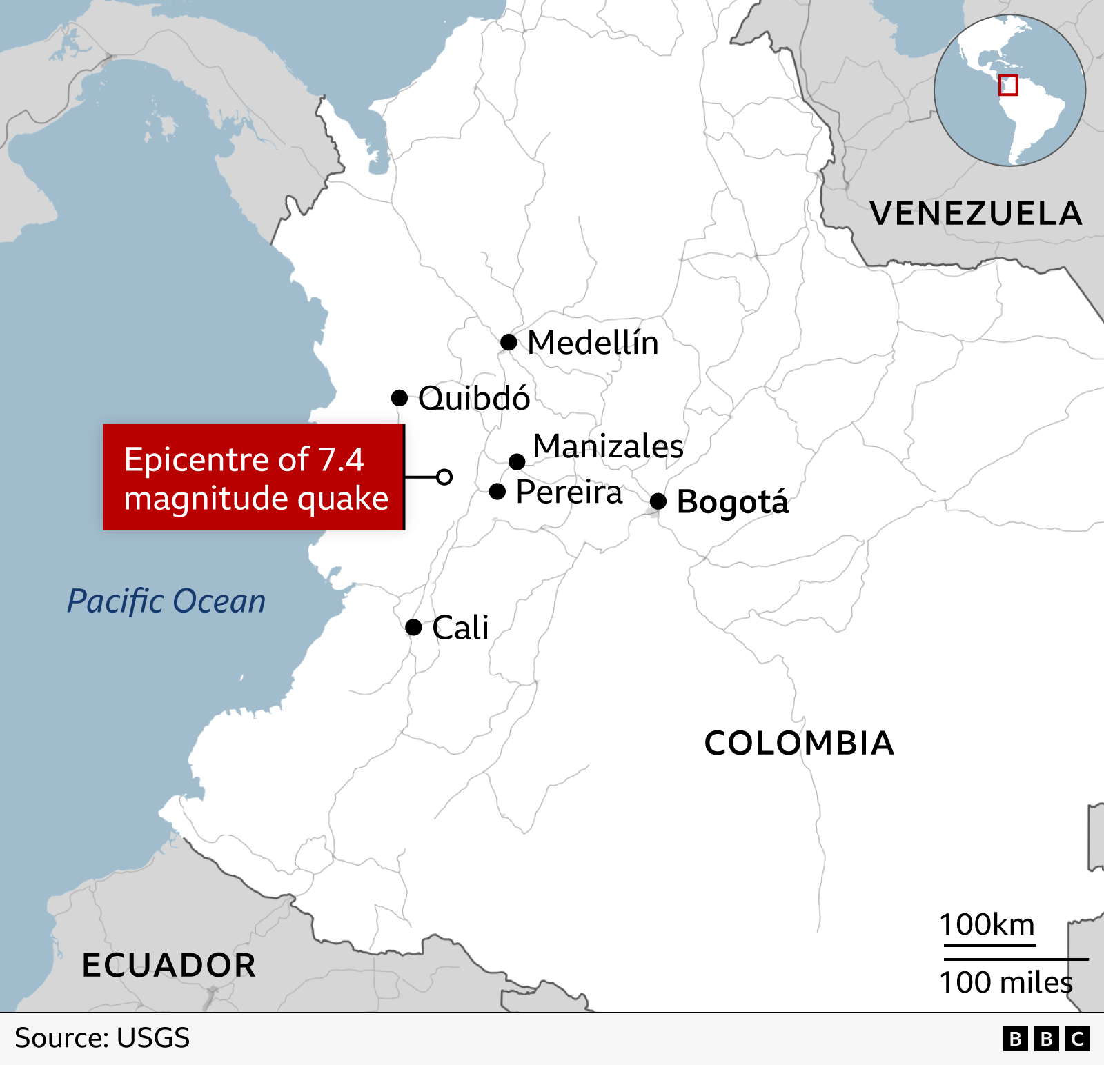 Colombia Sees 180 Dead as 7.4 Earthquake Devastates Cali and Pereira