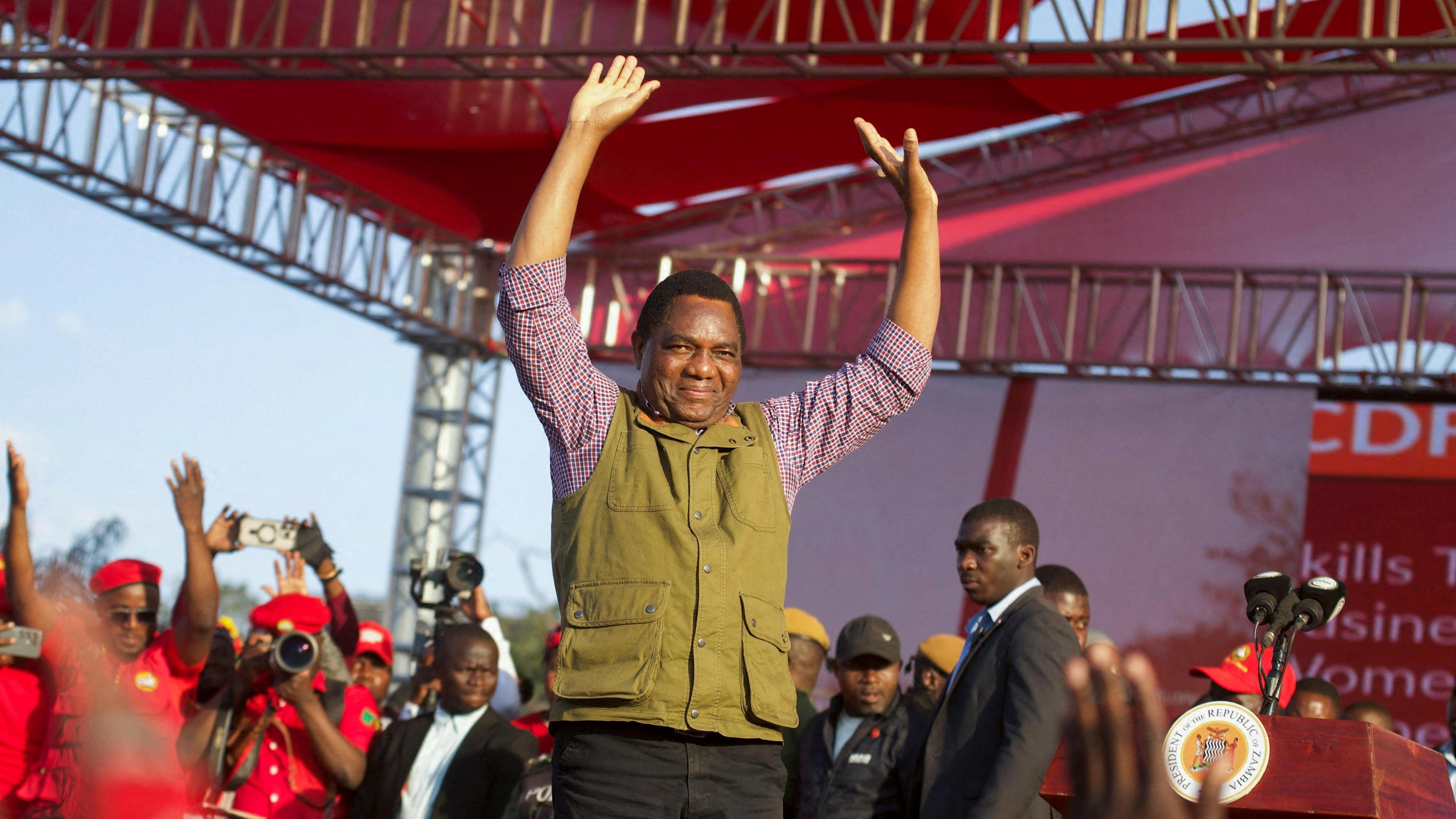 Zambia's President Hichilema Secures Second Term With 60% Vote