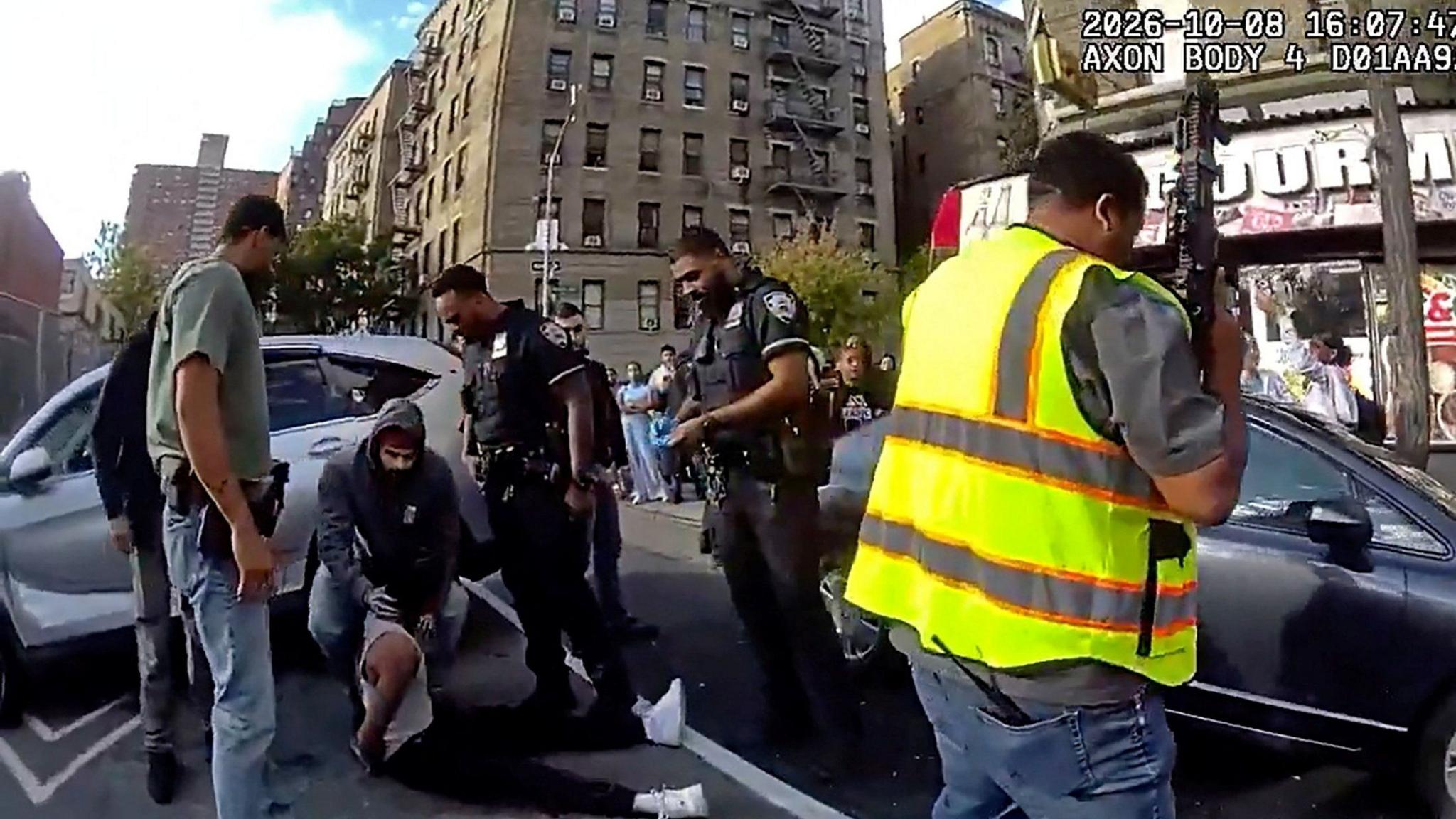Footage from NYPD officer's body cam