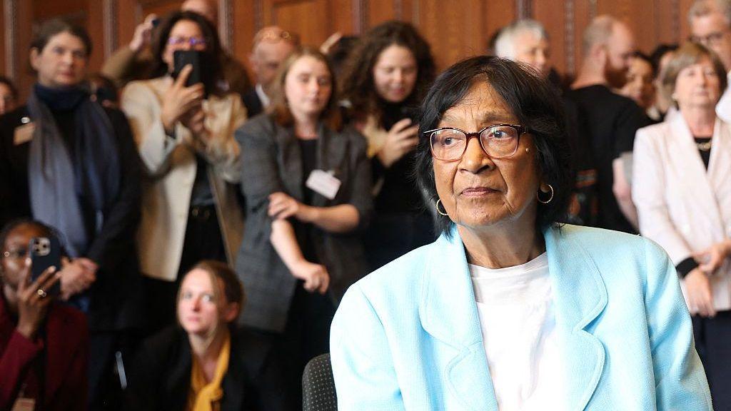 Navi Pillay receiving the Nobel Peace Prize