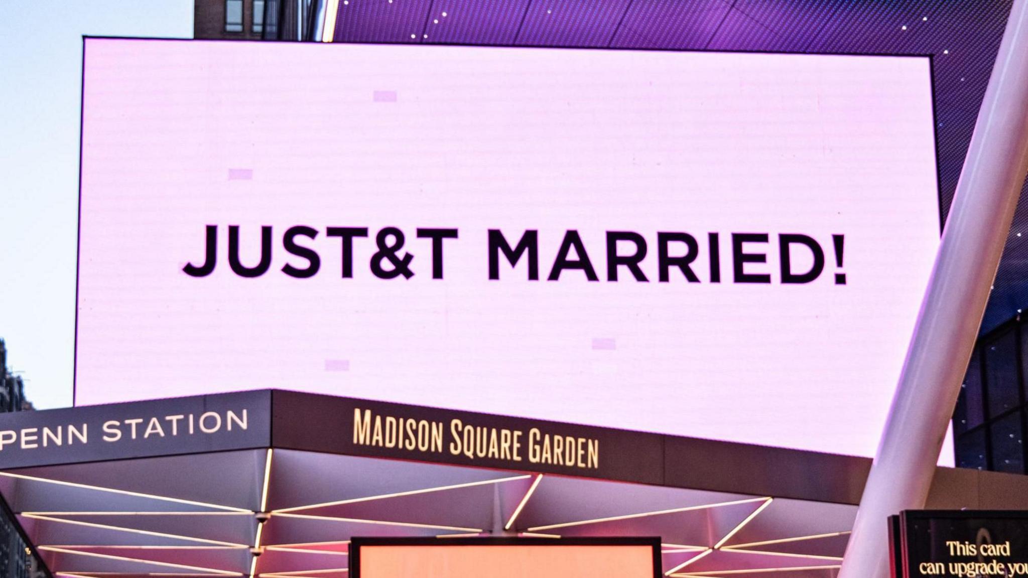 Taylor Swift and Travis Kelce tie the knot in New York’s Madison Square Garden, officiated by Adam Sandler