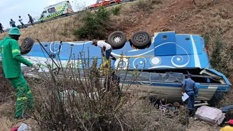 Tragic Bus Crash Claims 42 Lives in South African Mountains