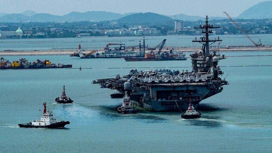 USS Abraham Lincoln docks in Pattaya after 250‑day patrol