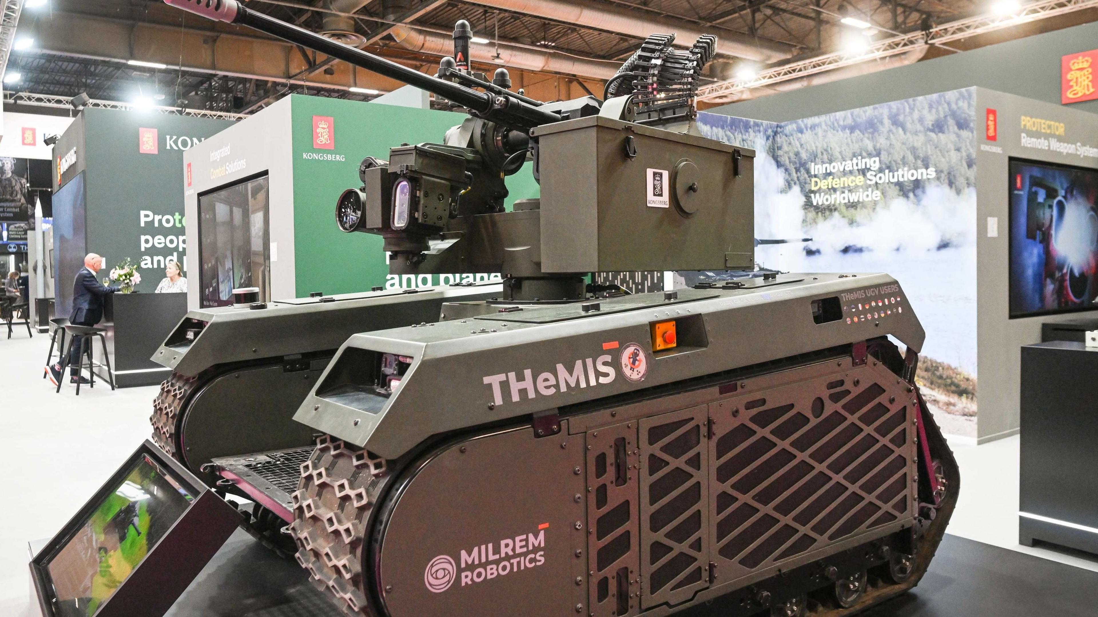 Milrem Robotics unmanned vehicle