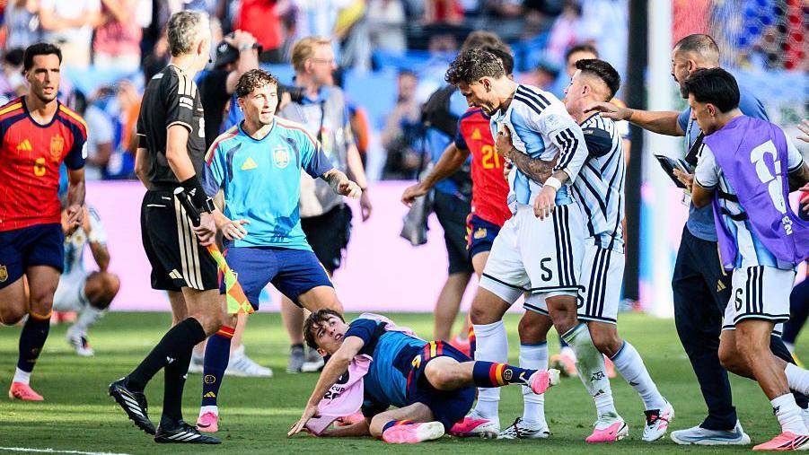 FIFA launches disciplinary probe into Argentine players after World Cup final melee