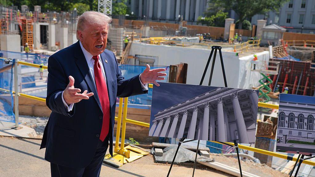 Trump Urges Supreme Court to Keep Ballroom Construction Going Amid Court Shutdown